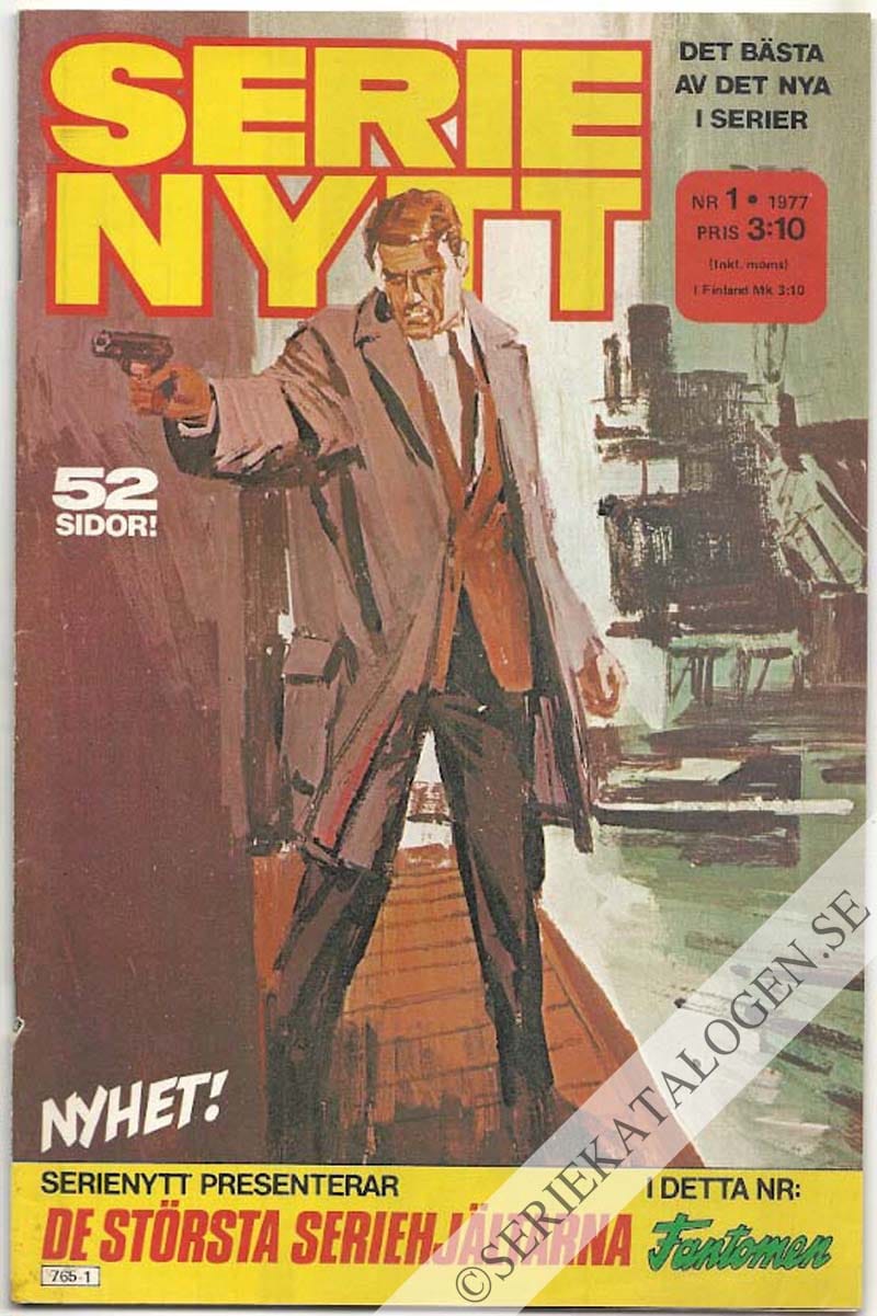 Framsida på Serie-Nytt #1 (1977)