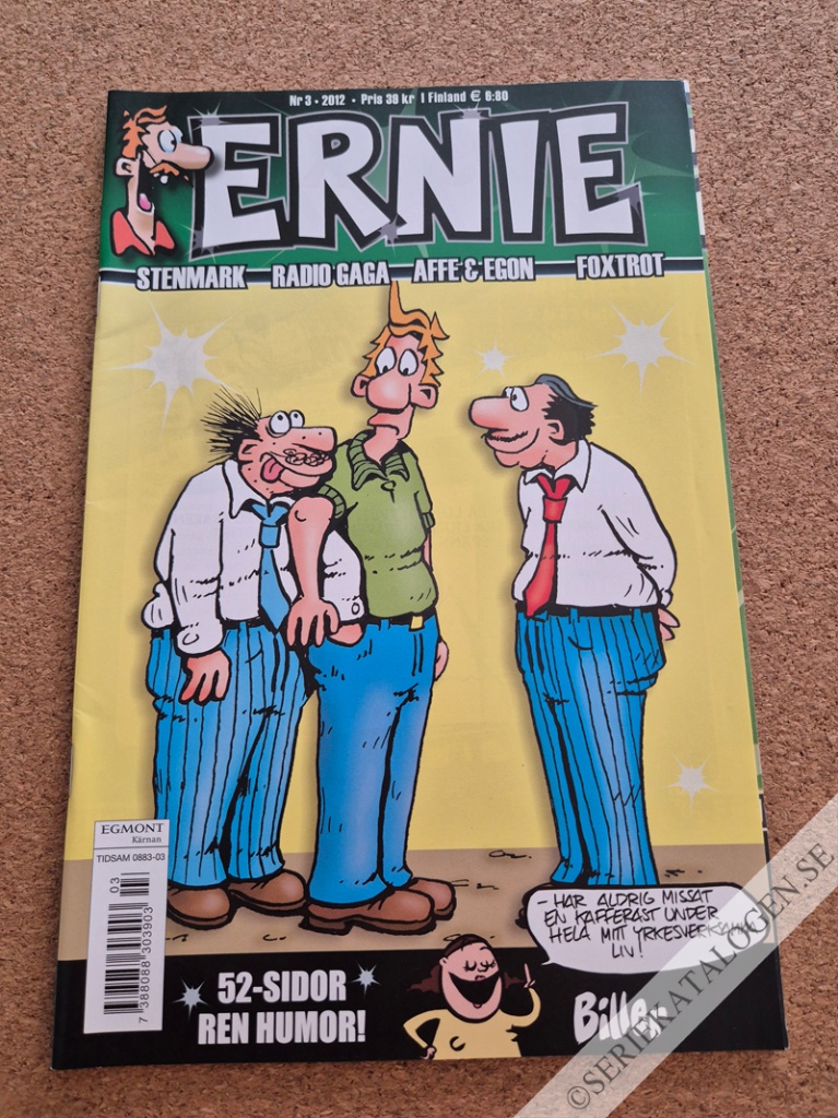 Framsida på Ernie #3 (2012)