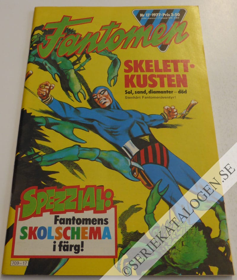 Framsida på Fantomen #17 (1977)