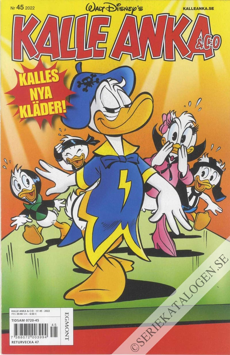 Framsida på Kalle Anka & C:o #45 (2022)