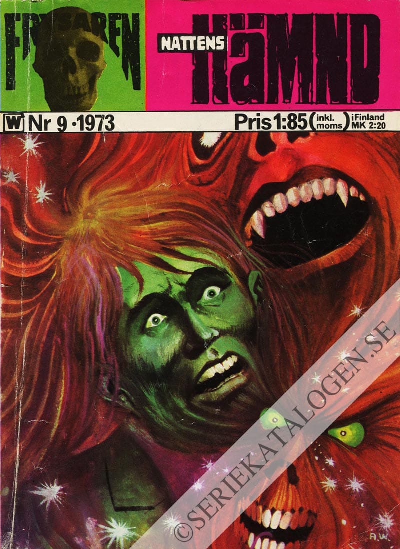 Framsida på Nattens hämnd (1973)