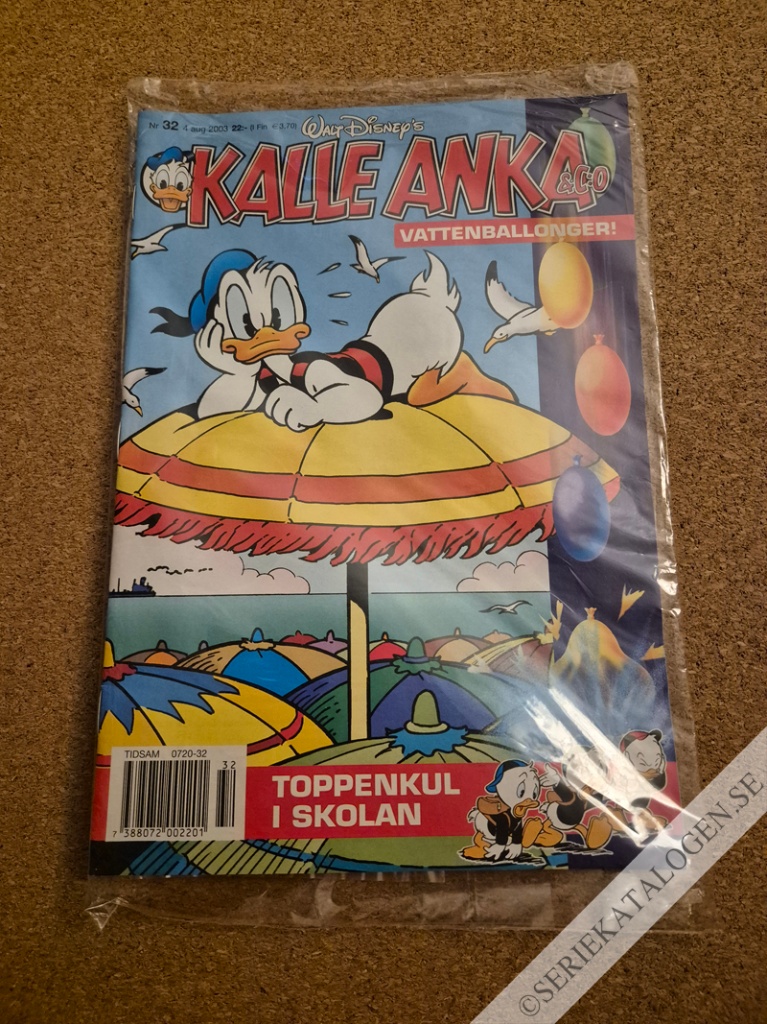 Framsida på Kalle Anka & C:o #32 (2003)