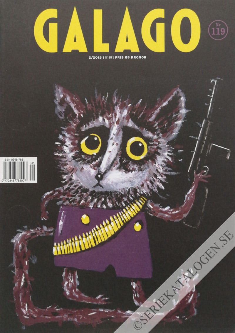 Framsida på Galago #2 (2015)