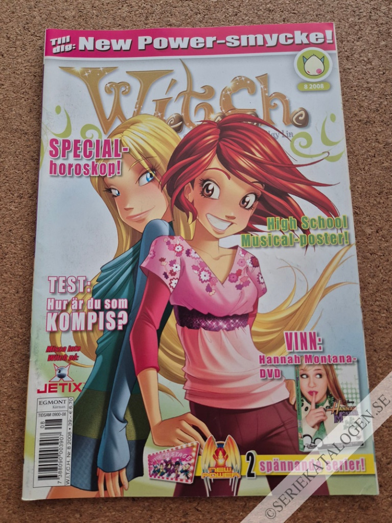 Framsida på W.i.t.c.h. #8 (2008)