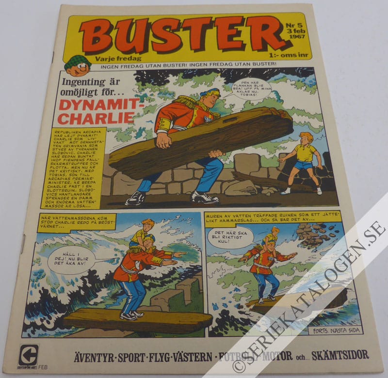 Framsida på Buster #5 (1967)