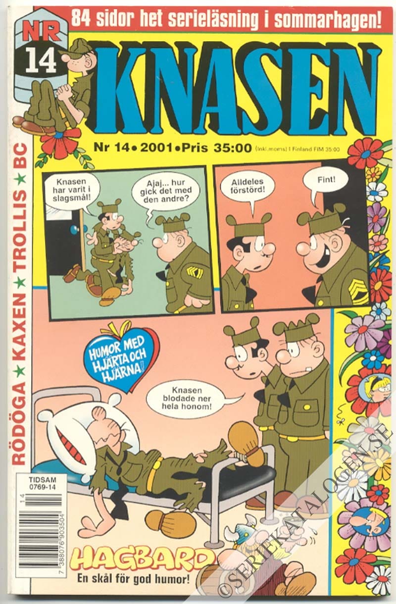 Framsida på Knasen #14 (2001)