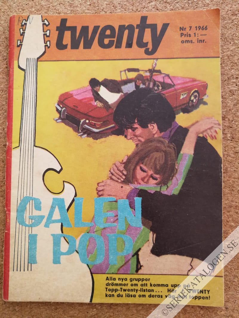 Framsida på Galen i pop (1966)