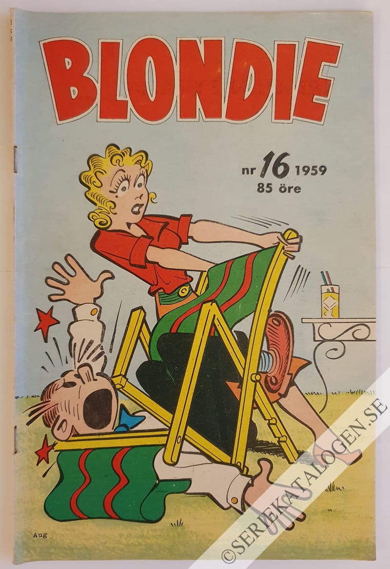 Framsida på Blondie #16 (1959)