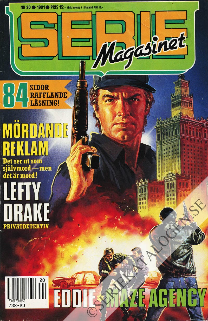 Framsida på Seriemagasinet #20 (1991)