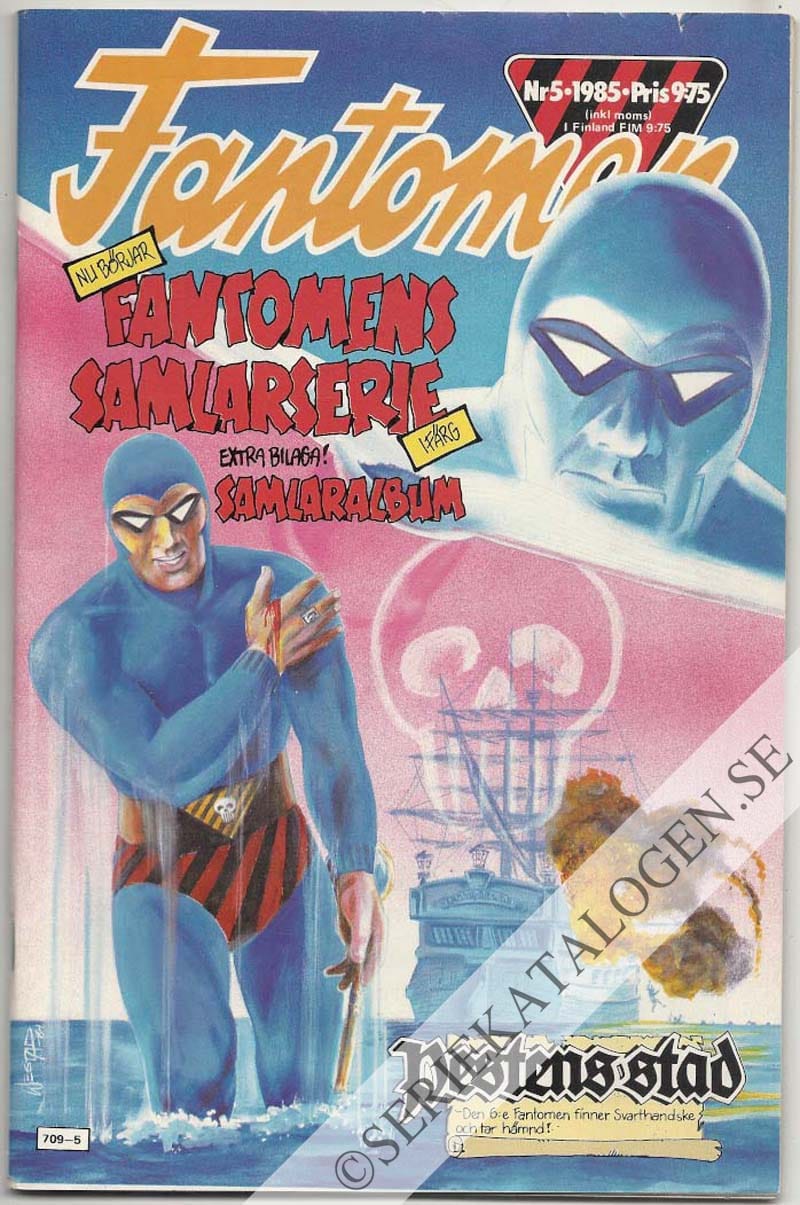 Framsida på Fantomen #5 (1985)