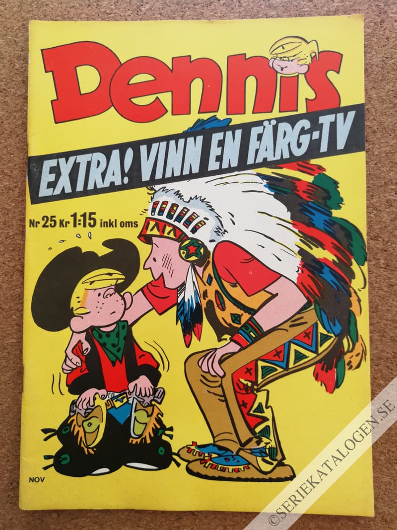 Framsida på Dennis #25 (1967)