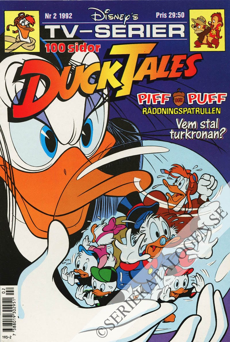Framsida på Disney's tv-serier #2 (1992)