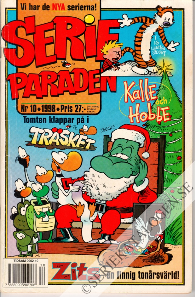 Framsida på Serie-paraden #10 (1998)