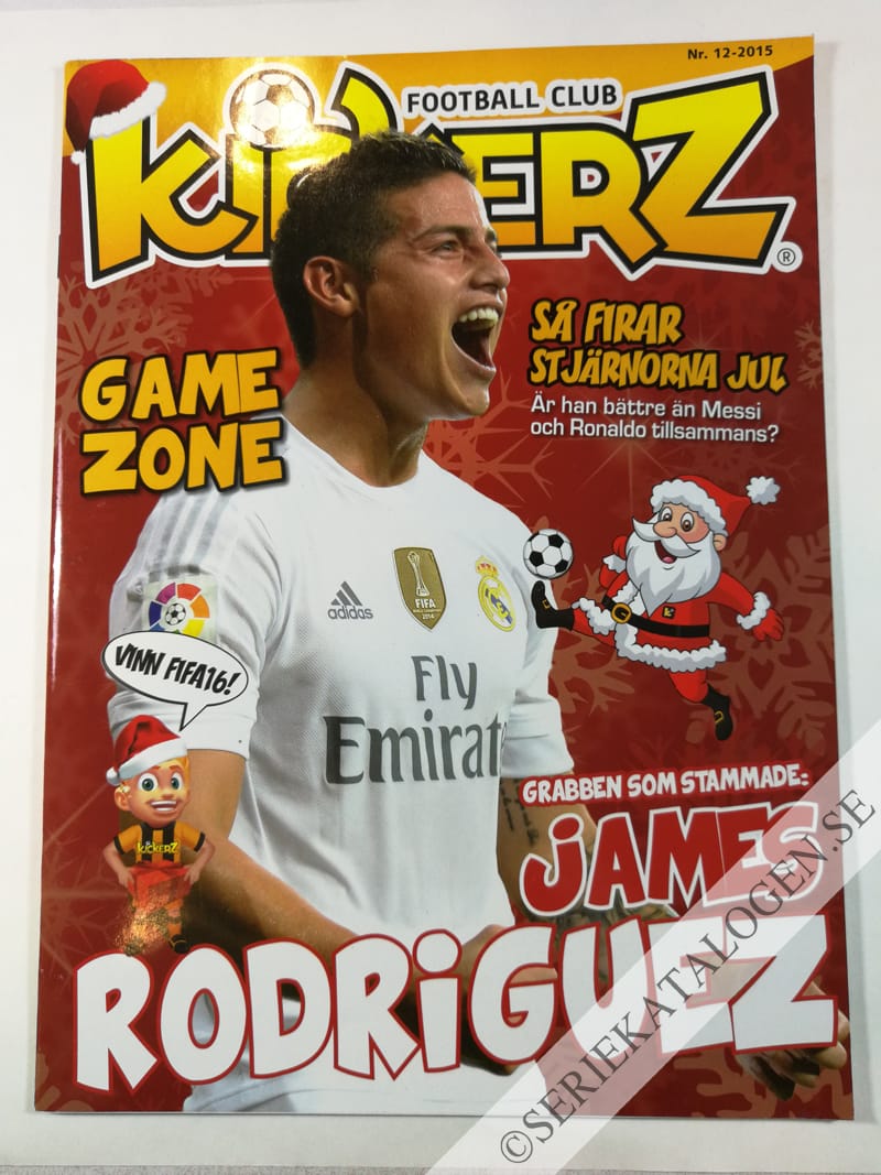 Framsida på Kickerz Football Club #12 (2015)