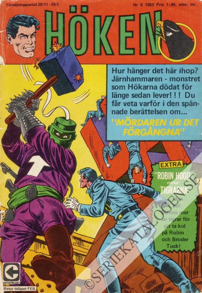 Framsida på Höken #6 (1968)