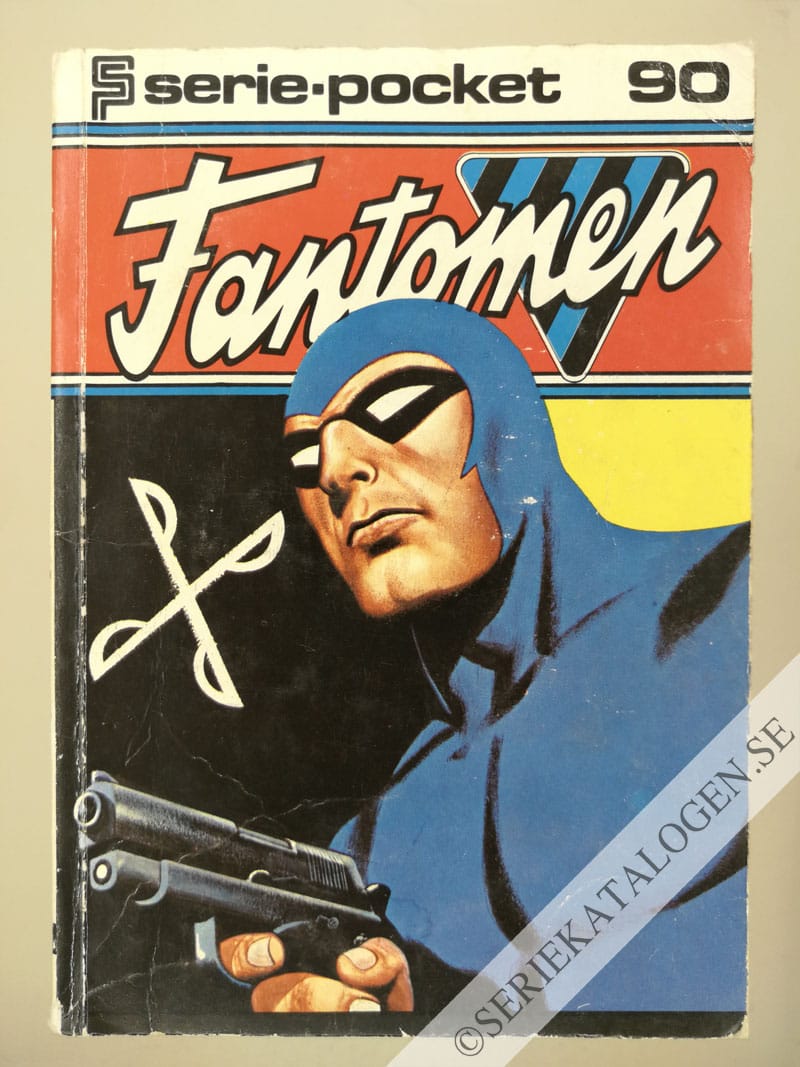 Framsida på Seriepocket #90 - Fantomen (1980)