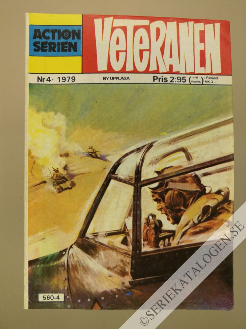 Framsida på Actionserien Veteranen (1979)