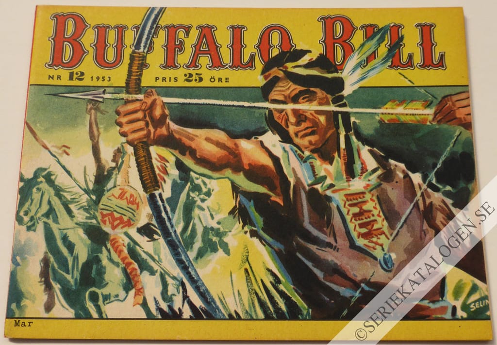 Framsida på Buffalo Bill #12 (1953)