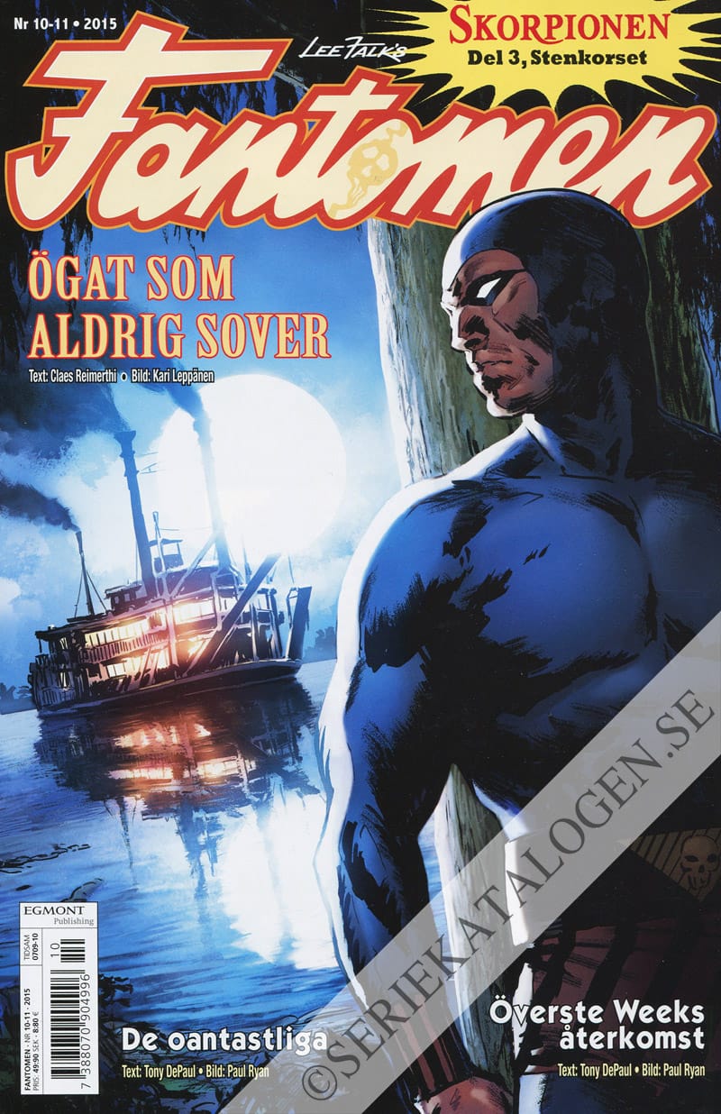 Framsida på Fantomen #10-11 (2015)
