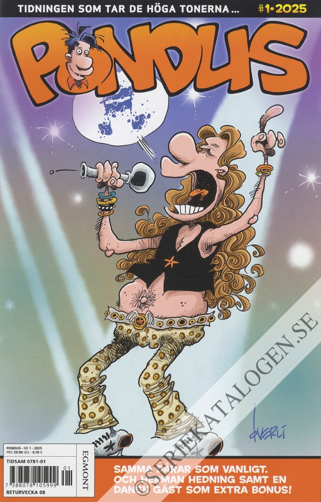 Framsida på Pondus #1 (2025)