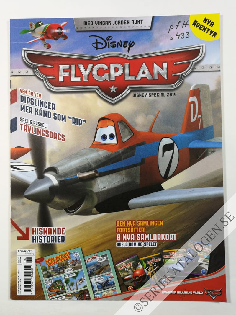 Framsida på Disney special Flygplan (2014)