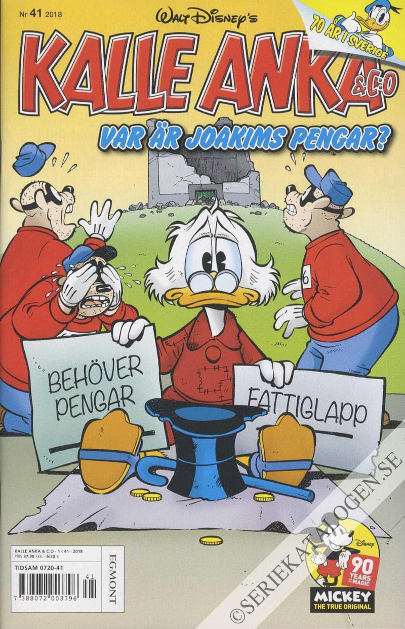 Framsida på Kalle Anka & C:o #41 (2018)