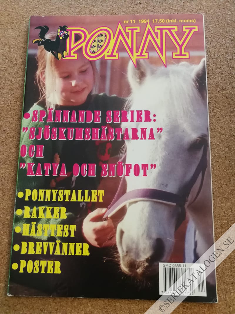 Framsida på Ponny-magasinet #11 (1994)