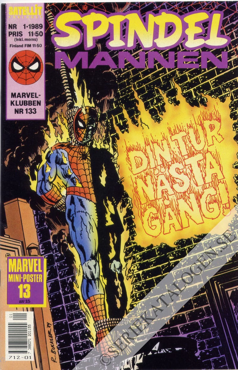 Framsida på Spindelmannen #1 (1989)