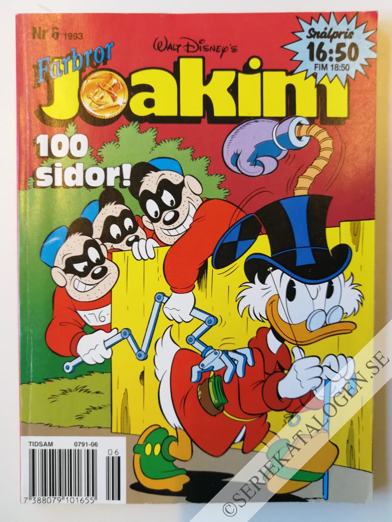Framsida på Joakim #6 (1993)