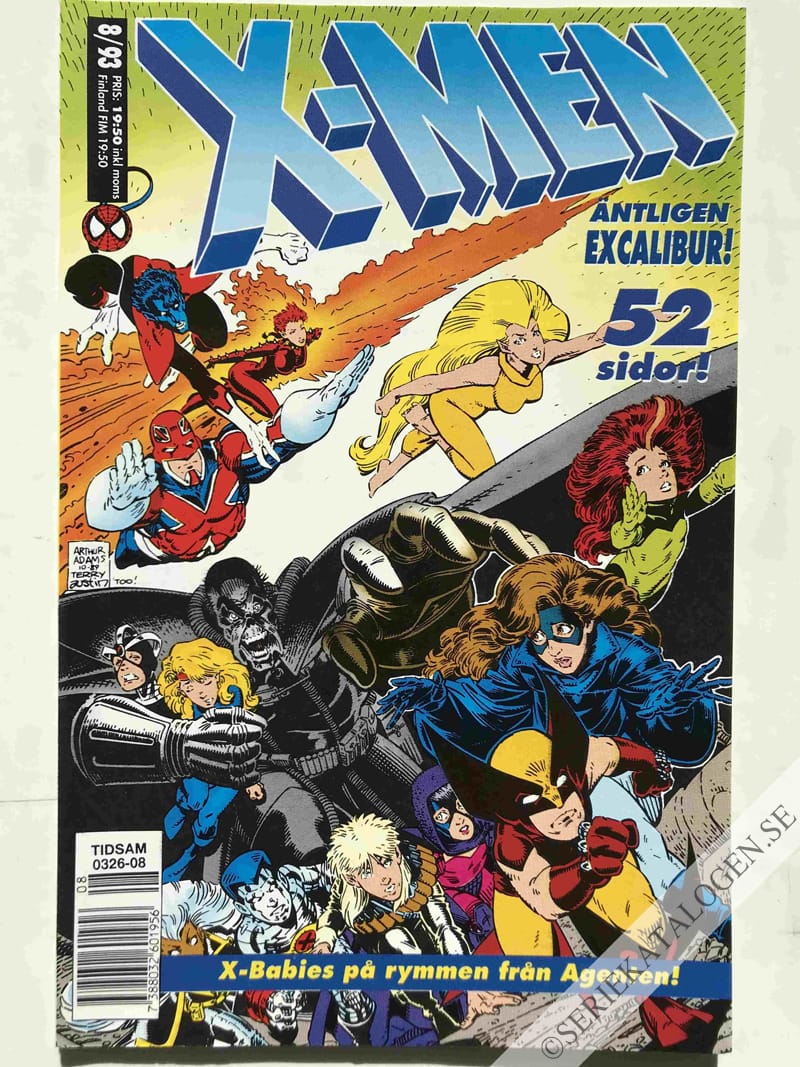 Framsida på X-Men #8 (1993)