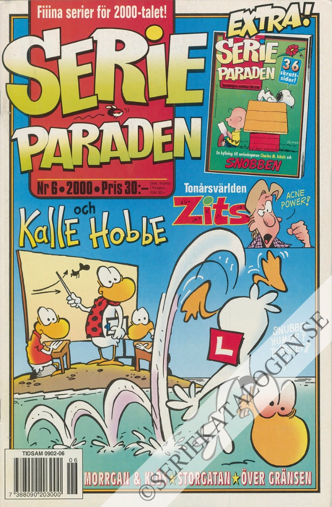 Framsida på Serie-paraden #6 (2000)