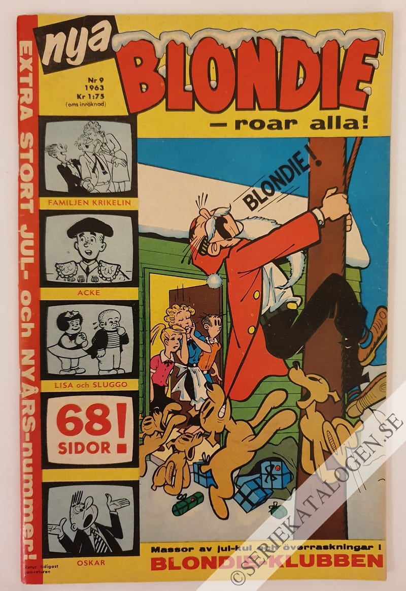 Framsida på Blondie #9 (1963)