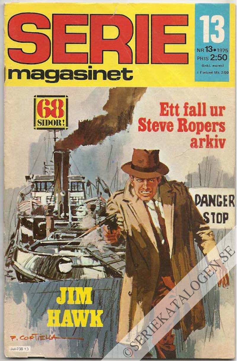Framsida på Seriemagasinet #13 (1975)