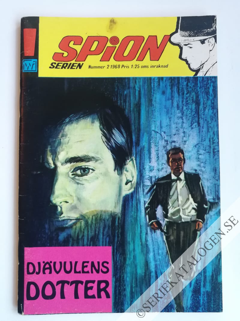 Framsida på Spionserien Djävulens dotter (1968)
