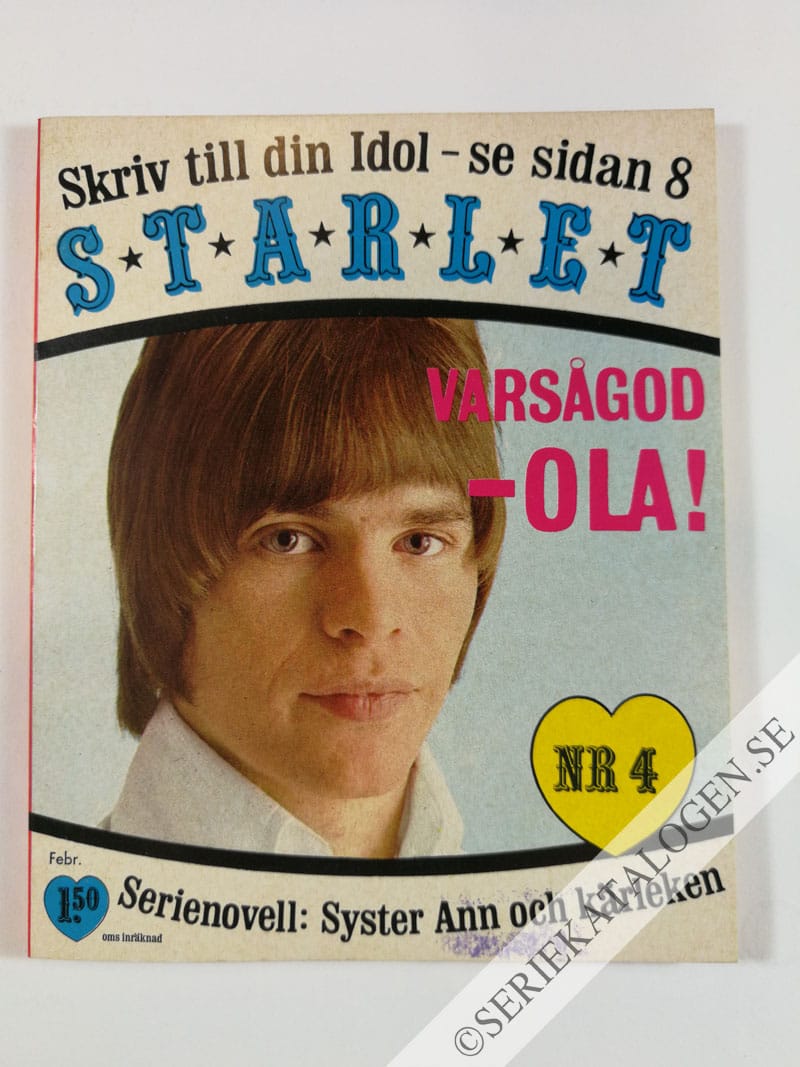 Framsida på Starlet #4 (1968)