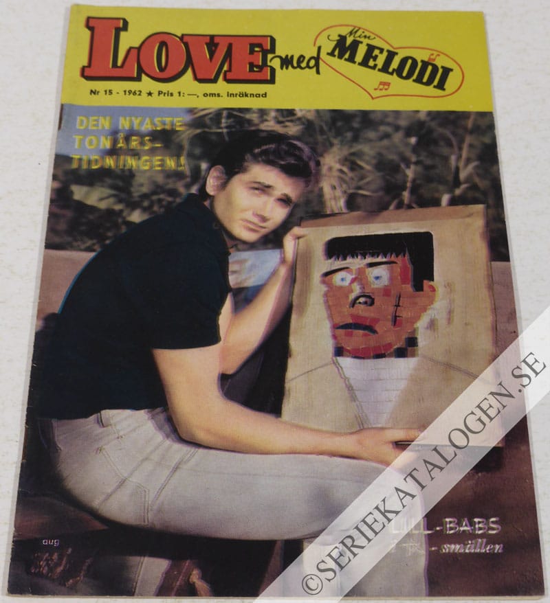 Framsida på Love! #15 (1962)