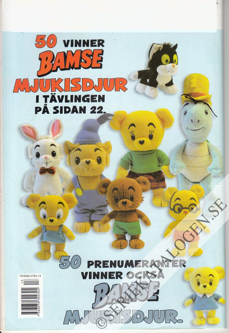 Baksida på Bamse och Regalskeppet Vasa (2005)