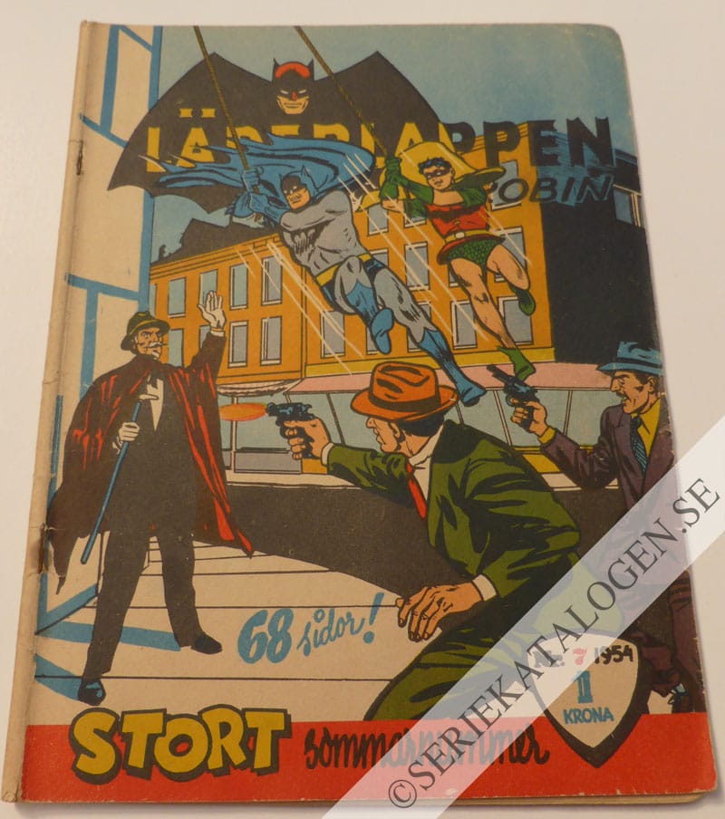 Framsida på Läderlappen och Robin #7 (1954)