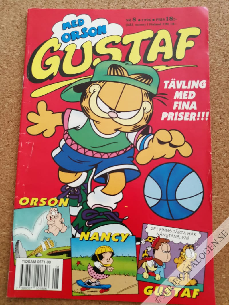 Framsida på Gustaf #8 (1996)