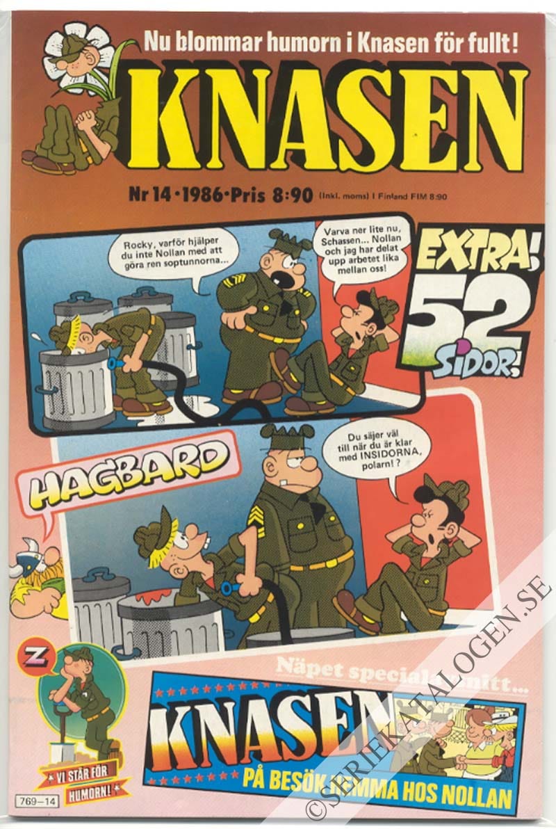 Framsida på Knasen #14 (1986)