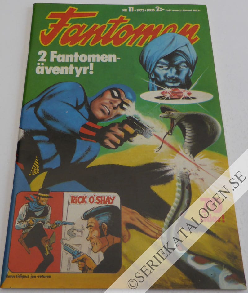 Framsida på Fantomen #11 (1973)