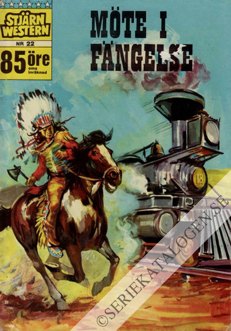 Framsida på Stjärnwestern Möte i fängelse (1964)