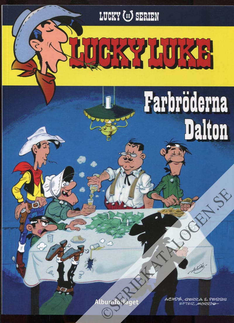 Framsida på Lucky Lukes äventyr #88 - Farbröderna Dalton (2015)