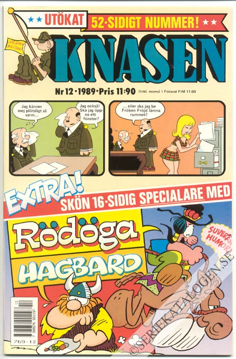Framsida på Knasen #12 (1989)