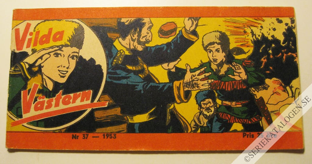Framsida på Vilda Västern #37 (1953)