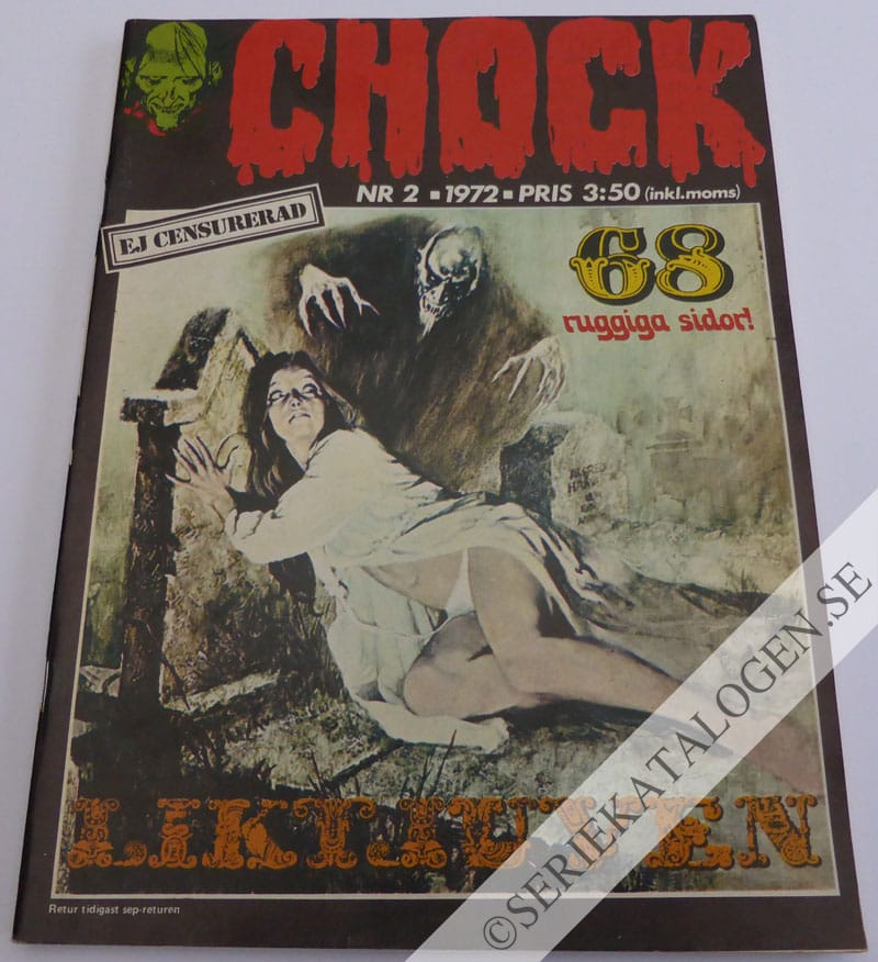 Framsida på Chock Liktjuven (1972)