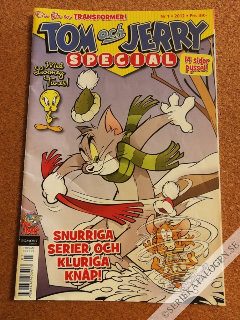 Framsida på Tom och Jerry Special #1 (2012)