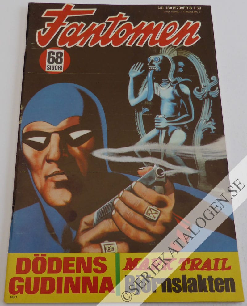 Framsida på Fantomen #18 (1970)