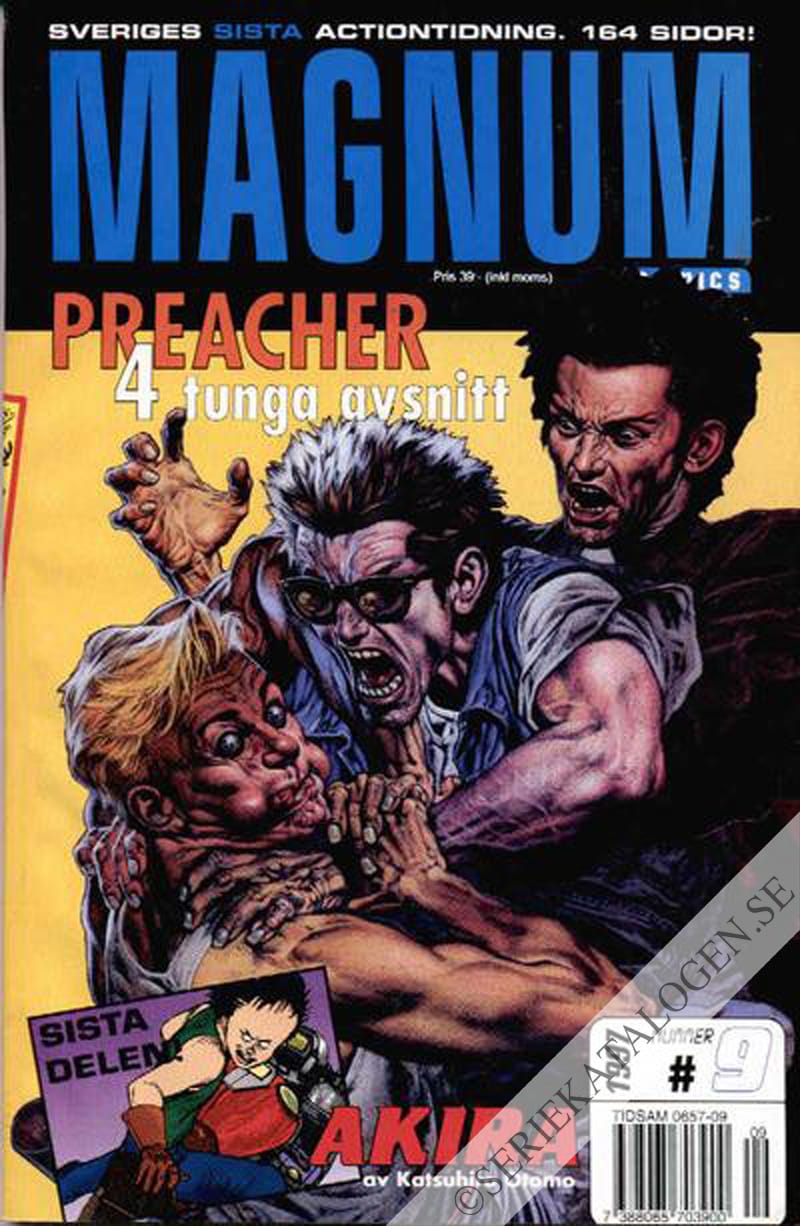 Framsida på Magnum comics #9 (1997)