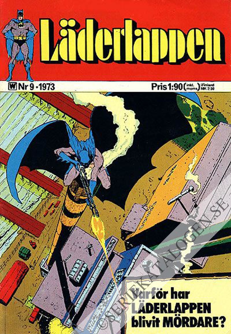Framsida på Läderlappen och Robin #9 (1973)